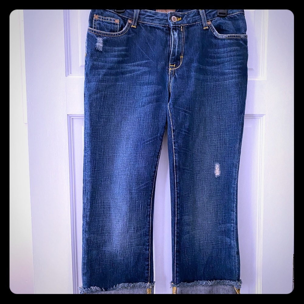 Boyfriend Capri length jeans